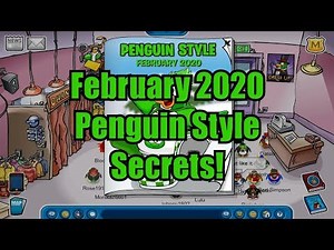 February 2020 Penguin Style Secrets | Club Penguin Rewritten