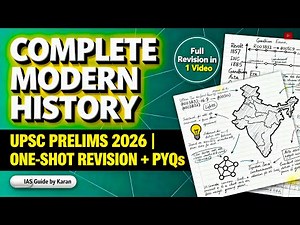 𝑪𝒐𝒎𝒑𝒍𝒆𝒕𝒆 𝑴𝒐𝒅𝒆𝒓𝒏 𝑯𝒊𝒔𝒕𝒐𝒓𝒚 𝒊𝒏 1 𝑽𝒊𝒅𝒆𝒐 | 𝑼𝑷𝑺𝑪 𝑷𝒓𝒆𝒍𝒊𝒎𝒔 2026 | 𝑹𝒆𝒗𝒊𝒔𝒊𝒐𝒏 𝘄𝗶𝘁𝗵 𝗣𝗬𝗤𝘀