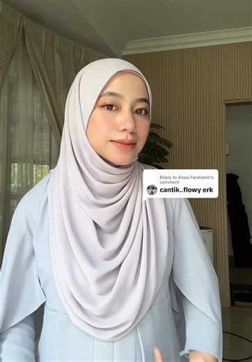 Tutorial Cantik Shawl Flowing yang Terbaik
