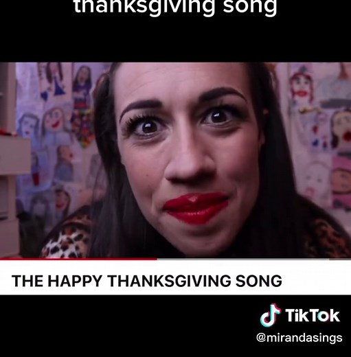 Miranda Sings Apology Song Lyrics (The Classic Thanksgiving Song)
