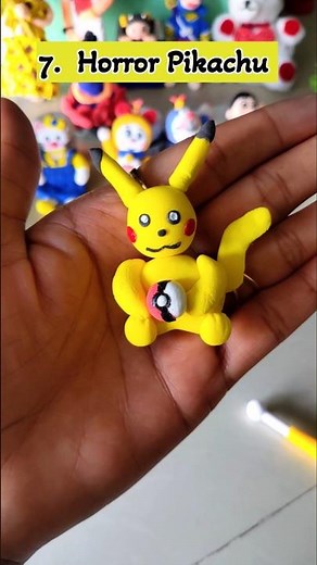 😱 Pokemon Pikachu🌟🤓 Making With Clay|How to Make Cartoon Character with clay#pokemon #pikachu #diy