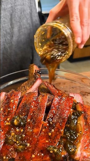 The BEST ribs you’ll make all summer 🔥 you need to try our Cowboy Candy Ribs #BBQ
