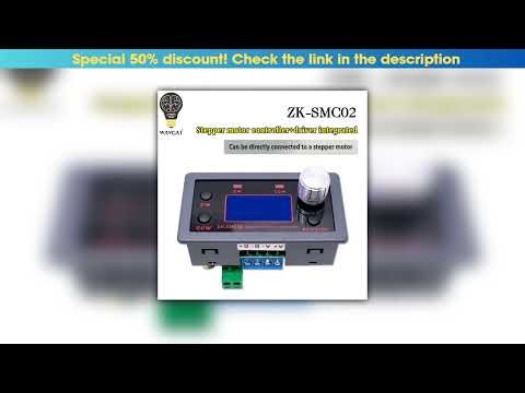 Hands-on ZK-SMC02 Drive integrated 42 57 stepper motor forward and reverse control driver angle pul