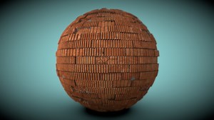 Corrugated Red Bricks | Tile Texture - Download Free 3D model by CATholic