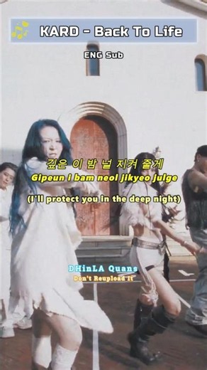 KARD Back to Life Lyrics (ENG Sub) #shorts #KARD #BM #Jseph #Somin #Jiwoo #BacktoLife