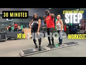 30 Minute BEGINNER to INTERMEDIATE Step Aerobics - Xtreme Hip Hop Step with DG