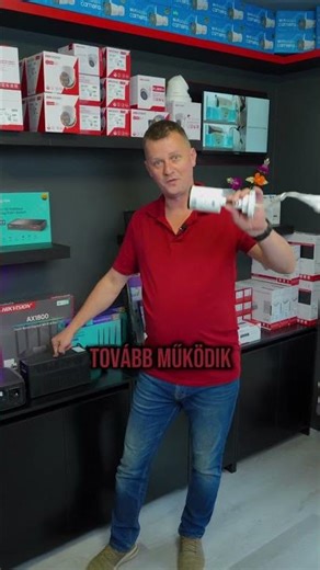 Kamera, ami áramszünet esetén is működik?🔋📹 Szünetmentes tápegységgel ez nem kérdés többé.