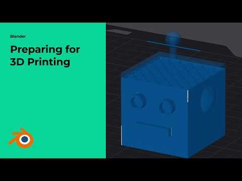 Blender: Preparing for 3D Printing