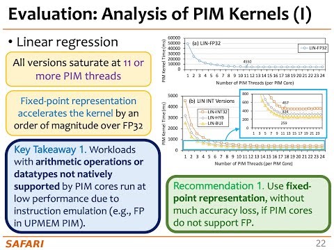 Machine Learning Training on Memory-centric Computing Systems, Juan Gómez-Luna for ISPASS 2023