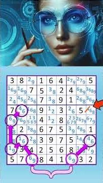 👑🧩 Meister Sudoku mit ERWEITERTEM W-WING 🔑🦉🚀 in nur 3 MInuten elegant gelöst ⏱️ #Sudoku #Denksport