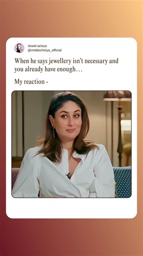 When He Says Jewellery Is Unnecessary 😂 | Relatable Meme | Mitti ki Chiriya #funny #shorts