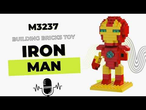 Building the Ultimate Iron Man! 🤖 M3237 Micro Blocks Full Tutorial