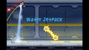 Water jetpack effect