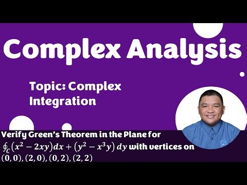 Verify Green’s Theorem in the Plane for ∮_𝑪^𝒄▒〖(𝒙^𝟐−𝟐𝒙𝒚)𝒅𝒙+(𝒚^𝟐−𝒙^𝟑 𝒚)𝒅𝒚 〗on (𝟎,𝟎),(𝟐,𝟎),(𝟎,𝟐),(𝟐,𝟐)