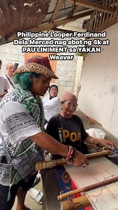 9.4K views · 552 reactions | Philippine Looper Ferdinand Dela Merced gave 4k and PAU Liniment to YAKAN Weaver after she mentioned Thai it took her 4 days to weave 1 cloth. Sharing the blessings he received to bless others as well. Salute to you. This is the 4th stop for the City Tour sponsored by Right Deal Travel & Tours - Zamboanga City | Zamboanga GUIDE | Facebook