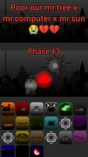 Poor our mr.tree x mr.computer x mr.sun 😭💔💔 part 2 #incrediboxsprunki #sprunki #shorts #sprunkimod