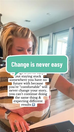 💭 Change is never easy — I get it. It’s scary to walk away from something you’ve known for years, even if it’s slowly draining the life out of you. But here’s the truth most people ignore 👇 Staying comfortable in a job that leaves you stressed, broke, and unfulfilled isn’t security… it’s settling. You can’t keep doing the same thing every day and expect your life to magically change. I had to learn that the hard way. I kept telling myself “it’s fine, at least I have a paycheck,” while deep dow