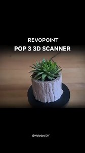 1K views | Turning a Stump into a Vase with Revopoint POP 3!  Check out how Molodos DIY uses the POP 3 to scan a tree stump, transform it into a 3D model, and produce a stunning vase! ️✨ This journey from nature to design showcases how 3D scanning brings concepts to reality! #POP3 #3DScanning #3DPrinting #Revopoint #3dmodeling | Revopoint | Facebook