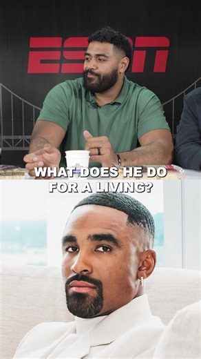 What does Jalen Hurts do for a living (not football)? #gobirds #philadelphiaeagles