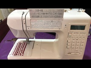 Janome 7700 full video working