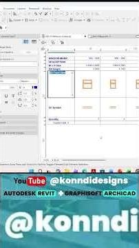 Archicad Hack Create Window Schedules Automatically #Shorts