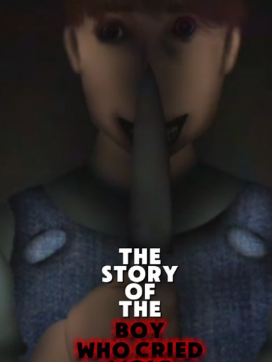 The Story of The Boy Who Cried Wolf Analog Horror Explained in Just One Minute #analoghorror #horrortok #horror #scary