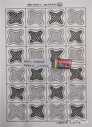 Drawing of Abstract Design 113(Step by Step)#abstract#design#drawing#art@geetakwatra699