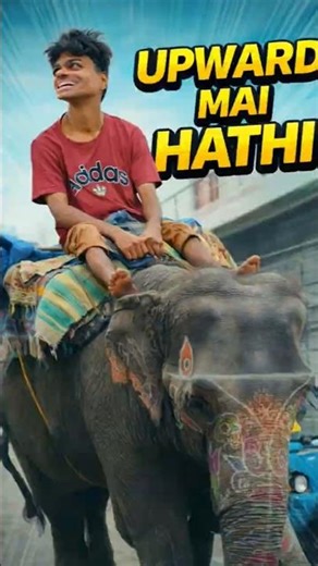 Prank with elephant 🤣 ll #minivlog #viralshorts #ashortaday #prank