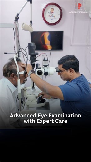 Dr.parthasarathy memorial eye hospital on Instagram: "Seeing clearly at every stage of life begins with the right care 👁️✨ A comprehensive eye examination for an elderly patient at Dr. Parthasarathy Memorial Eye Hospital, showcasing our commitment to precision, compassion, and patient comfort. From a warm welcome at the clinic to advanced diagnostic evaluations, every step is designed to ensure accurate diagnosis and personalized treatment. Our ophthalmologist conducts detailed assessments incl