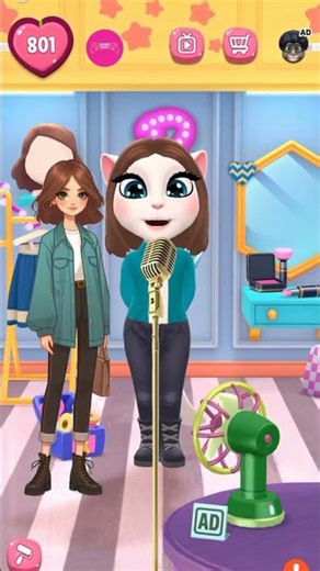 Sega song (662) But sing cover By My Talking Angela 2 #angela2 #trending #shorts #squidgame #sprunki