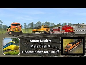 Trainz Simulator | Auran Dash 9 + Msts Dash 9 + Some other auran assets.