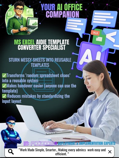 AIDIE Template Converter Specialist - Etsy