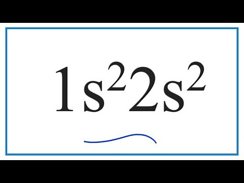Which element has the electron configuration of 1s2 2s2 ?