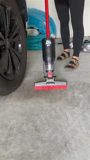 6.6K views · 40 reactions | Garage Cleaning just got easier!!朗 #garagecleanout #garagecleaning #sweeping #broom #vacuum | Dirt Devil | Facebook