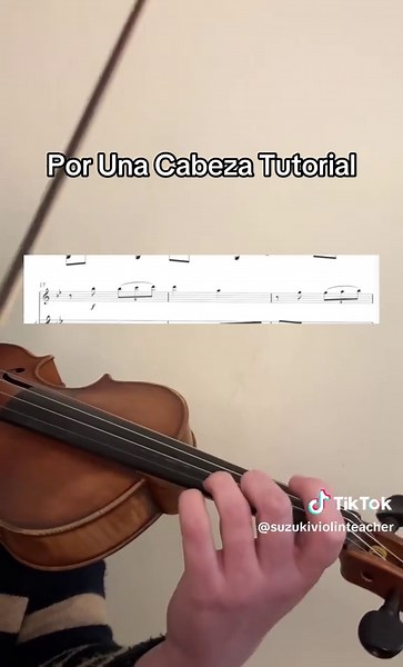 Beginner Violin Tutorial: Por Una Cabeza