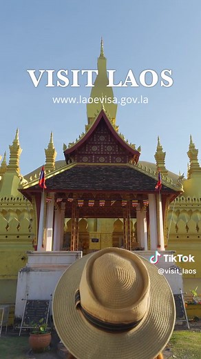Pha That Luang - Golden Buddhist Stupa in Vientiane, Laos