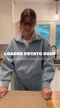 loaded potato soup | rich, creamy + cozy