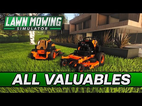 Lawn Mowing Simulator - All 16 Valuables Locations (All Collectibles Guide)