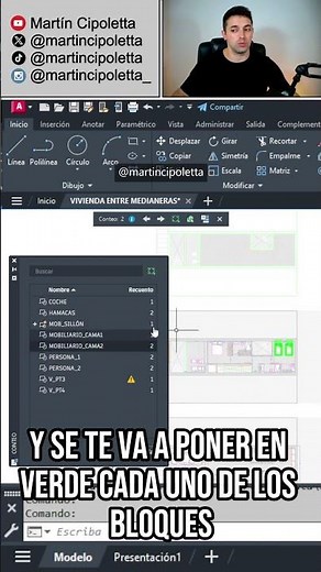 🔴 CONTAR y DETECTAR Bloques AUTOMÁTICAMENTE en AutoCAD
