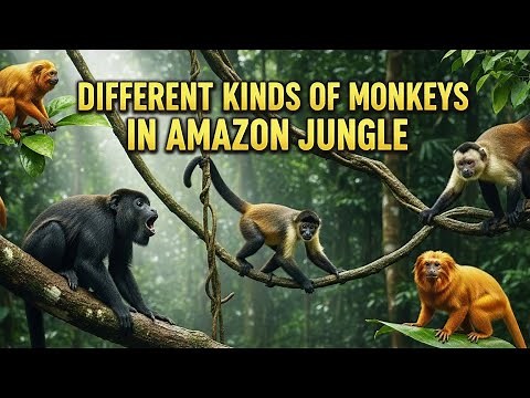 24 Different Kinds of Monkeys Found in the Amazon Jungle