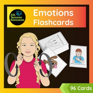 ASL Emotions and Feelings Flashcards / Social Emotional Learning / Sign Language