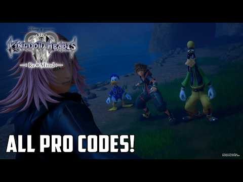 ALL PRO CODES! Kingdom Hearts 3 ReMind! Come hangout!