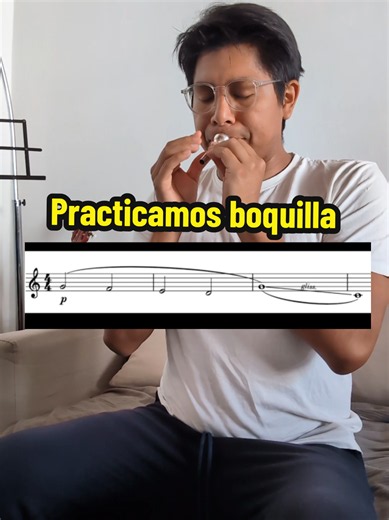 Práctica de boquilla para trompeta - Día 75 (100 días de práctica)