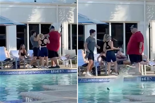 550-pound NY lawyer accused of stalking mistress clashes with country club guests in poolside Florida fight