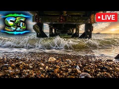 🇬🇧 - Relaxing Waves Under the Dock | Calming Water Sounds for Deep Sleep & Relaxation
