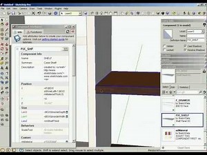 SketchUp Dynamic Components for Cabinets