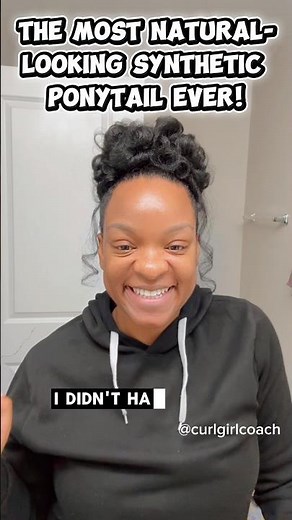 How I Created This Bun Updo Drawstring Ponytail | Natural Hair Tutorial