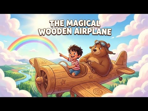 ​The Magical Wooden Airplane: Golu and the Bear's Adventure | Cartoon Story