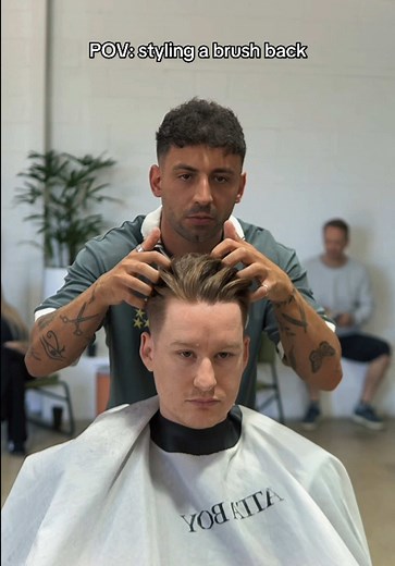 Mastering the Brush Back Hairstyle for Men