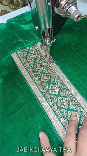 Lace adding tutorial 😍🌟 #silai #tailoring #tutorial #shorts